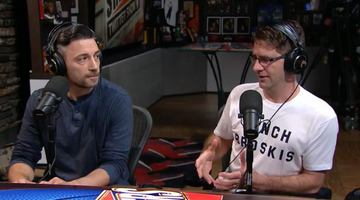 The 'Bench Broskis' shirt, as modeled by 'The Starters' on NBA TV