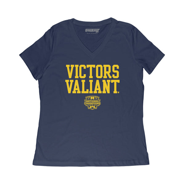 Michigan Football: National Champs Victors Valiant Adult T-Shirt