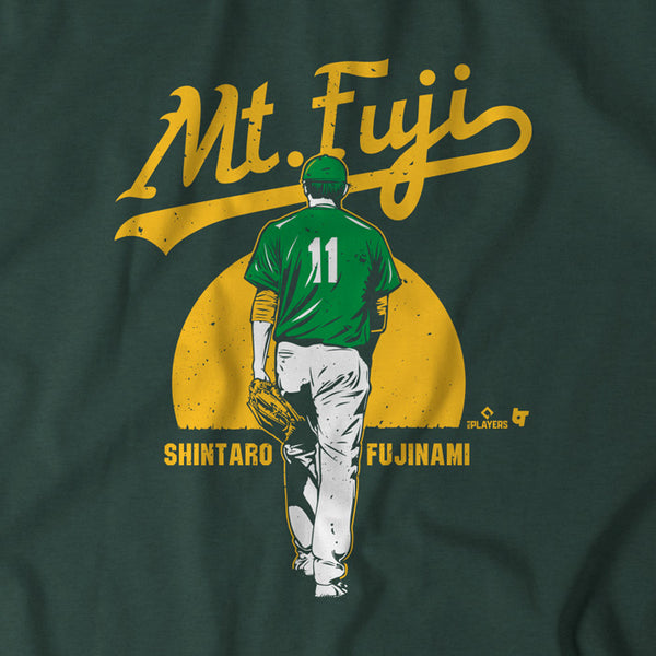 Shintaro Fujinami Mt. Fuji Shirt, Oakland - MLBPA Licensed - BreakingT