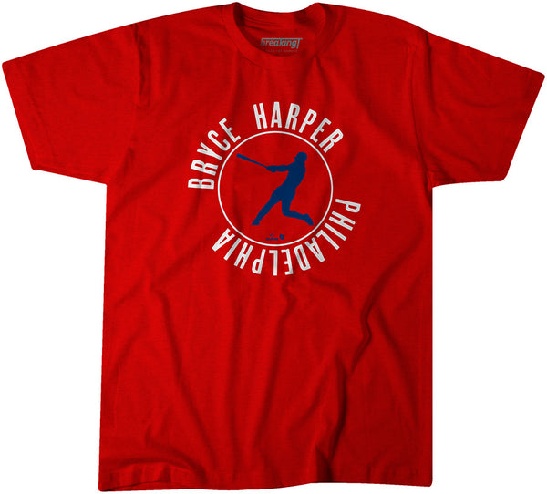 Bryce Harper Swing Circle Shirt - MLBPA Licensed - BreakingT