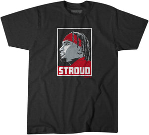 C.J. Stroud Poster T-Shirt, Houston - NFLPA Licensed - BreakingT