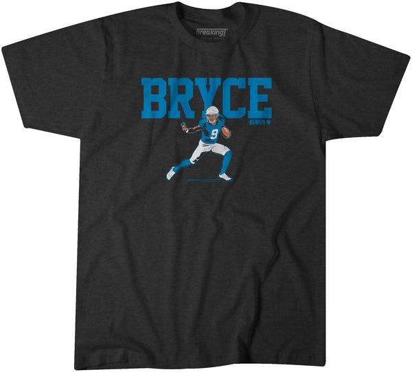 Bryce Young Pose T-Shirt Carolina - NFLPA Licensed - BreakingT