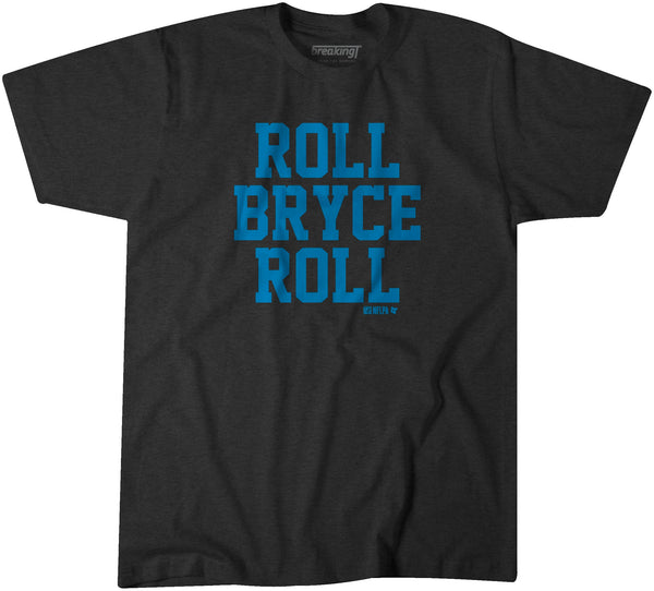 Bryce Young Roll Bryce Roll Shirt Carolina - NFLPA Licensed -BreakingT