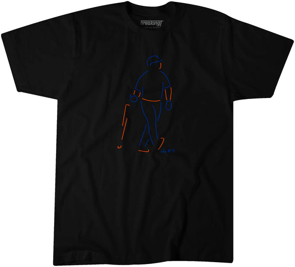 Pete Alonso: Neon Bat Drop Shirt - MLBPA - Athlete Logos + BreakingT