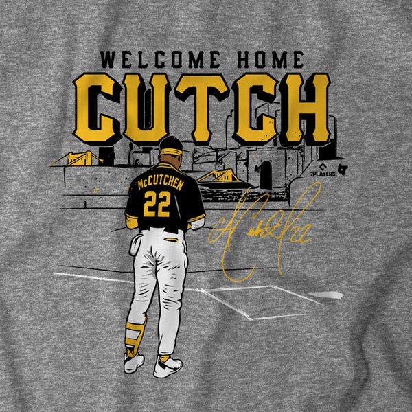 Welcome Home, Andrew McCutchen Shirt, Pittsburgh - MLBPA - BreakingT