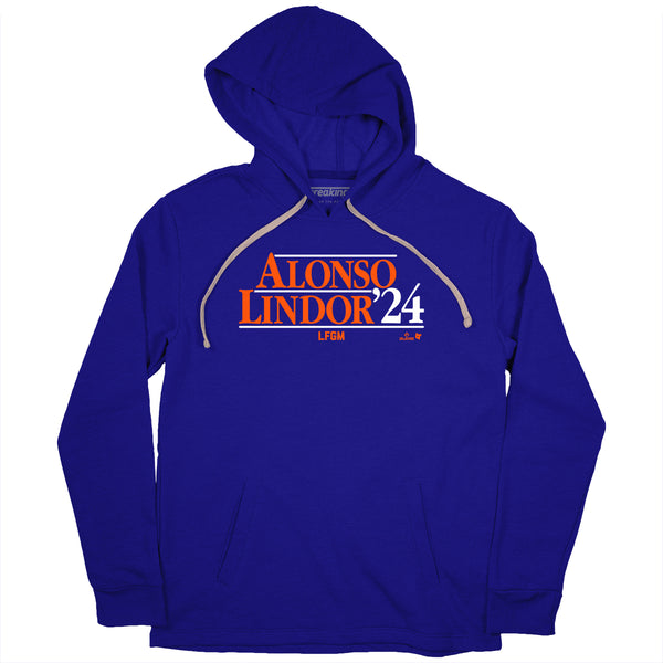 Alonso Lindor '24 Shirt + Hoodie, New York - MLBPA Licensed -BreakingT