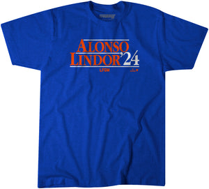 Alonso Lindor '24 Shirt + Hoodie, New York - MLBPA Licensed -BreakingT