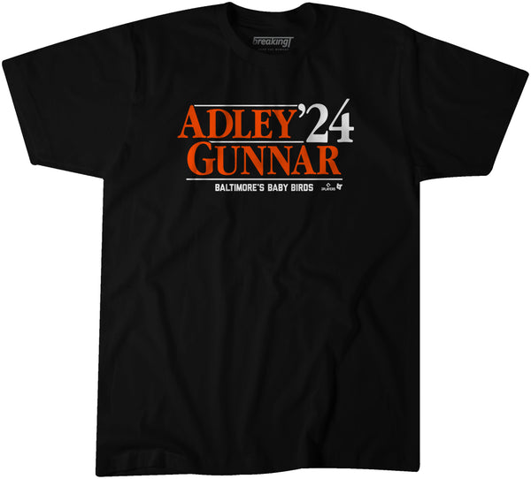 Adley Gunnar '24 Shirt + Hoodie, Baltimore - MLBPA Licensed -BreakingT