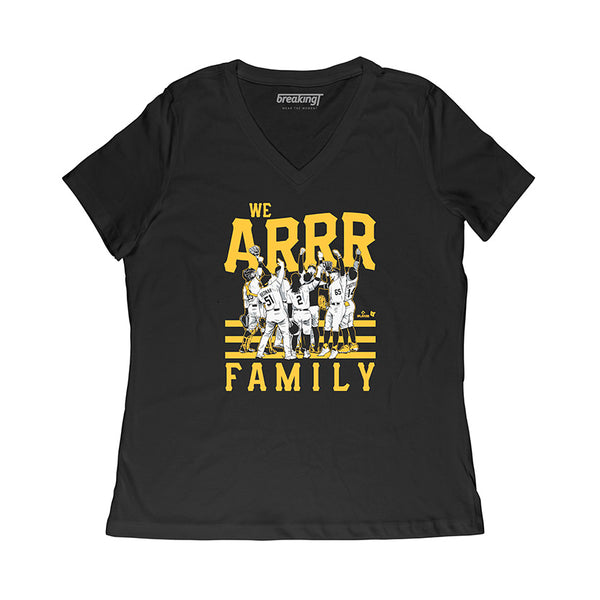 We Arrr Family Shirt + Hoodie, Pittsburgh - MLBPA Licensed - BreakingT