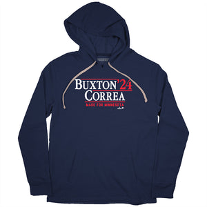 Buxton Correa '24 Shirt+Hoodie, Minnesota - MLBPA Licensed - BreakingT