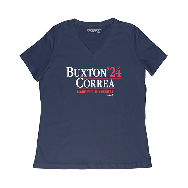 Buxton Correa '24 Shirt+Hoodie, Minnesota - MLBPA Licensed - BreakingT