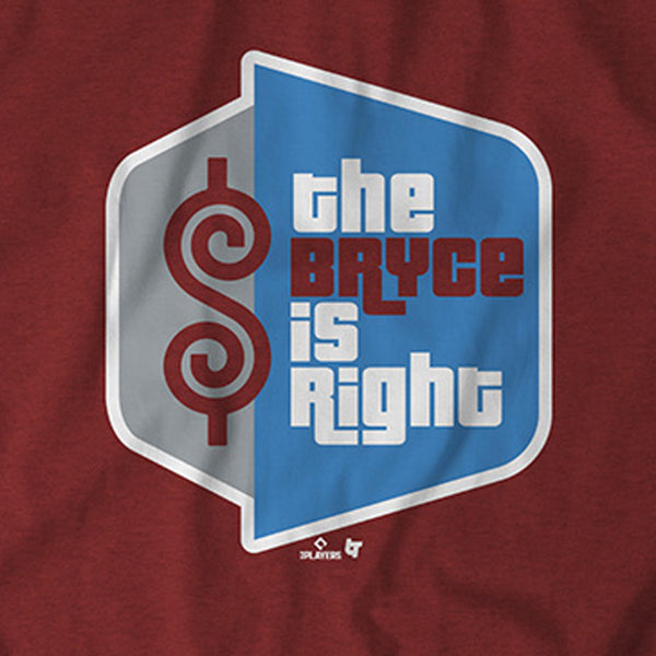 Bryce Harper: The Bryce is Right Shirt, Philly - MLBPA - BreakingT