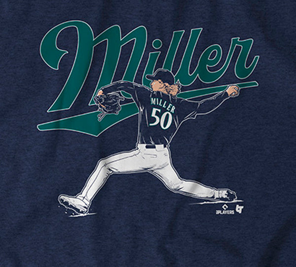 Bryce Miller Shirt, Seattle Baseball - MLBPA Licensed - BreakingT