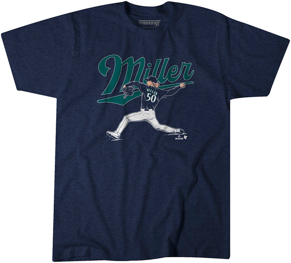 Bryce Miller Shirt, Seattle Baseball - MLBPA Licensed - BreakingT