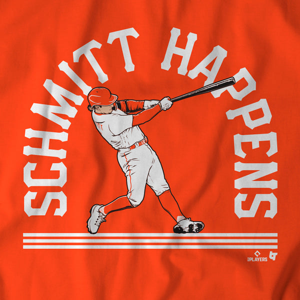 Casey Schmitt Happens Shirt, San Francisco - MLBPA Licensed -BreakingT