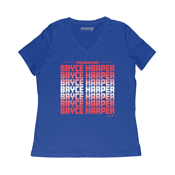 Bryce Harper Name Fade Shirt - MLBPA Licensed - BreakingT