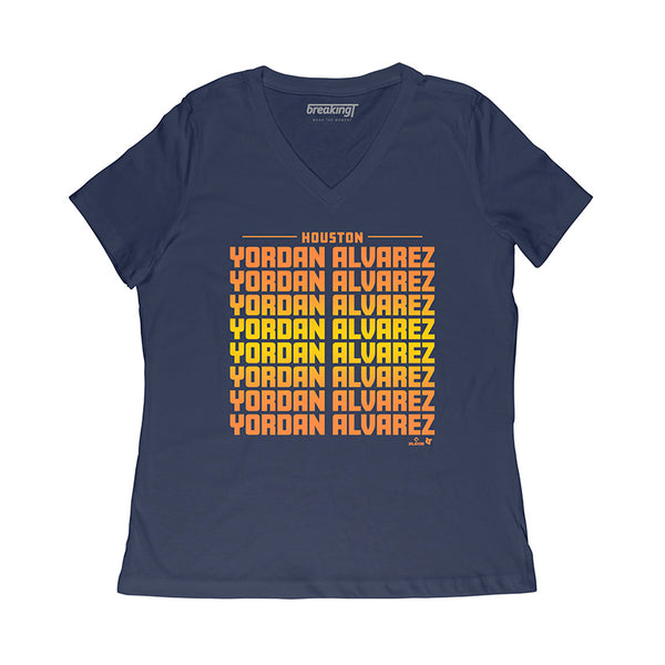 Yordan Álvarez: Name Fade Shirt - MLBPA Licensed - BreakingT