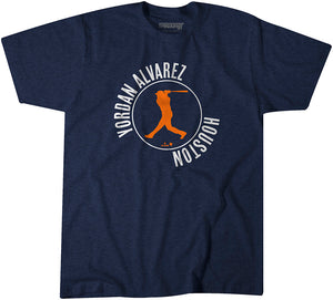 Yordan Álvarez: Swing Circle Shirt - MLBPA Licensed - BreakingT