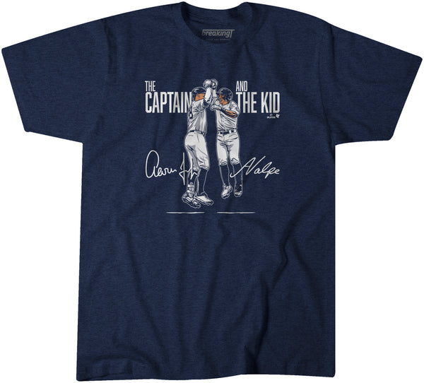 Judge & Volpe: The Captain & the Kid Shirt - MLBPA Licensed -BreakingT