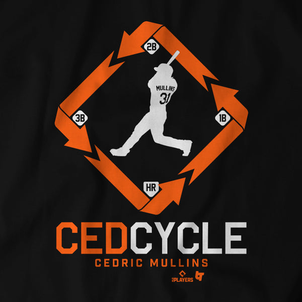 Cedric Mullins Cycle Shirt, Baltimore - MLBPA Licensed - BreakingT