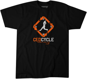 Cedric Mullins Cycle Shirt, Baltimore - MLBPA Licensed - BreakingT