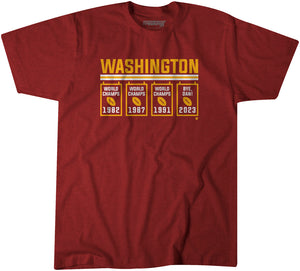 Washington Bye Dan Banners T-Shirt | Tampa Bay Pro Football