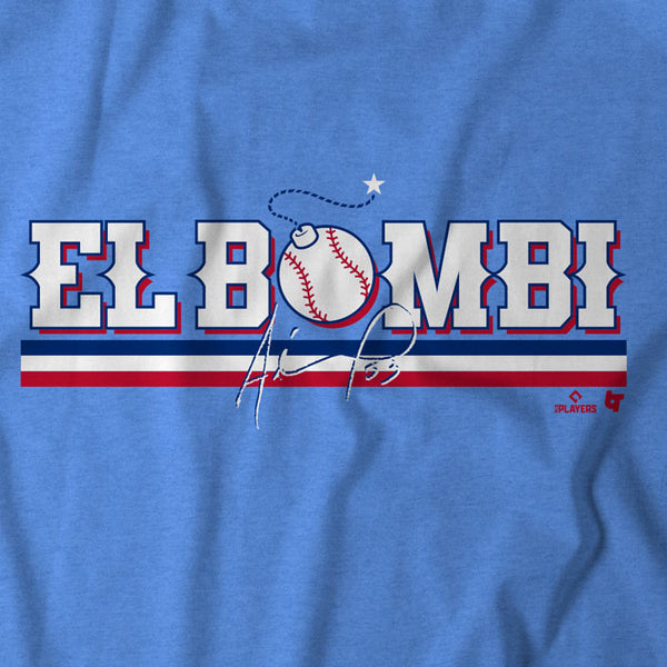 Adolis García: Bombi Bomb Shirt, Texas - MLBPA Licensed - BreakingT