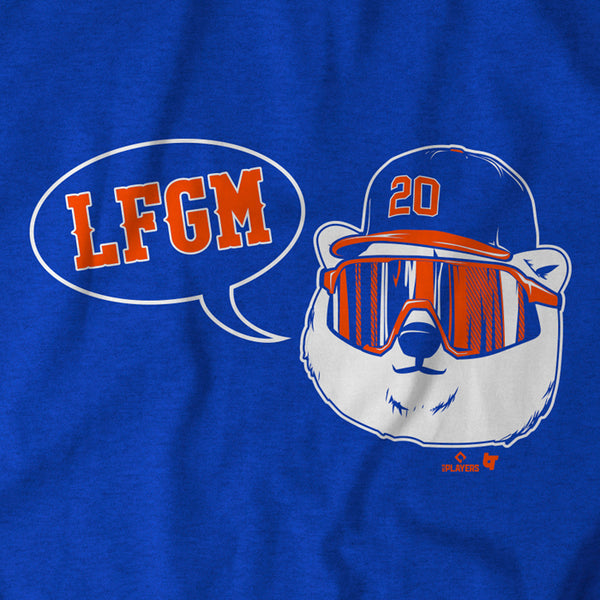 Pete Alonso: LFGM Polar Bear Shirt, NYC - MLBPA Licensed - BreakingT