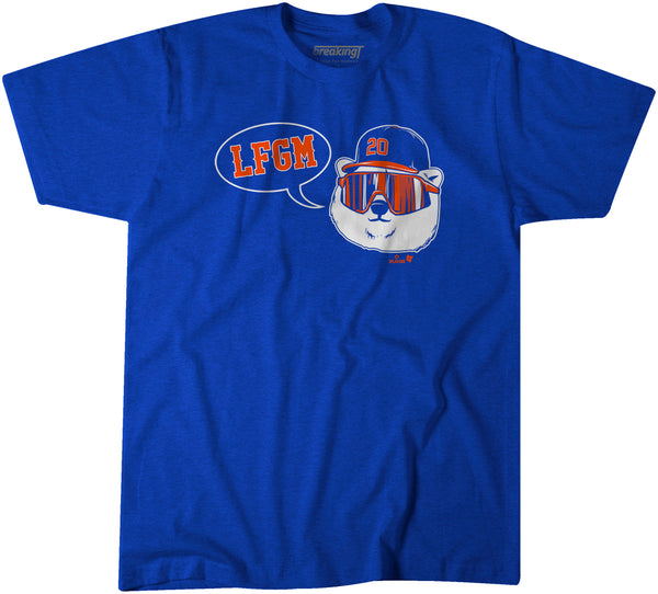 Pete Alonso: LFGM Polar Bear Shirt, NYC - MLBPA Licensed - BreakingT