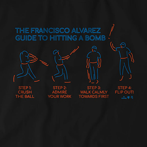 Francisco álvarez HR Guide Shirt - MLBPA - AthleteLogos + BreakingT