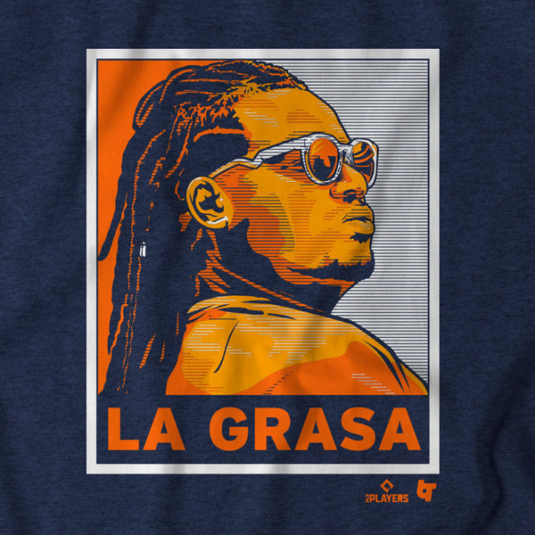 Framber Valdez: La Grasa Shirt, Houston - MLBPA Licensed - BreakingT