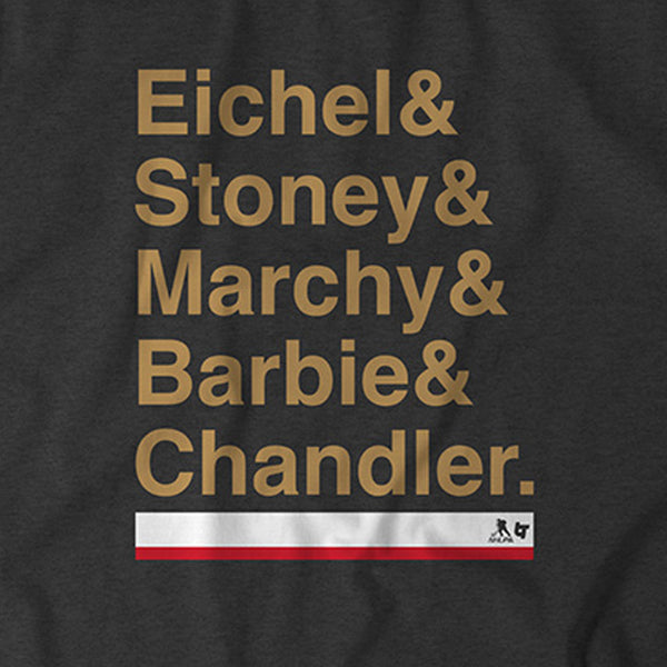 Vegas: Eichel & Stoney & Marchy & Barbie & Chandler Adult T-Shirt