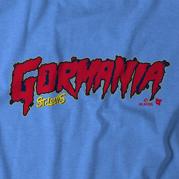 Nolan Gorman: Gormania Shirt - St. Louis - MLBPA Licensed - BreakingT