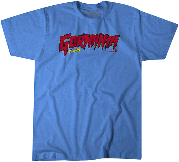 Nolan Gorman: Gormania Shirt - St. Louis - MLBPA Licensed - BreakingT