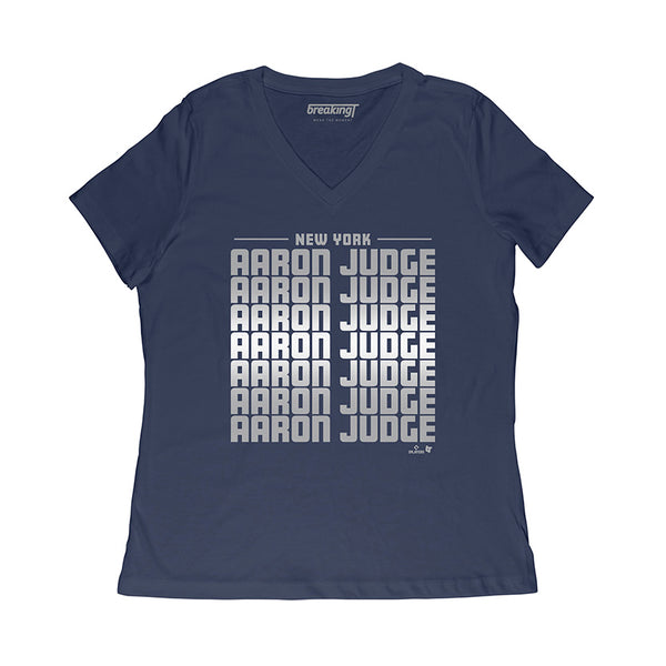 Aaron Judge Name Fade Shirt, New York - MLBPA Licensed -BreakingT