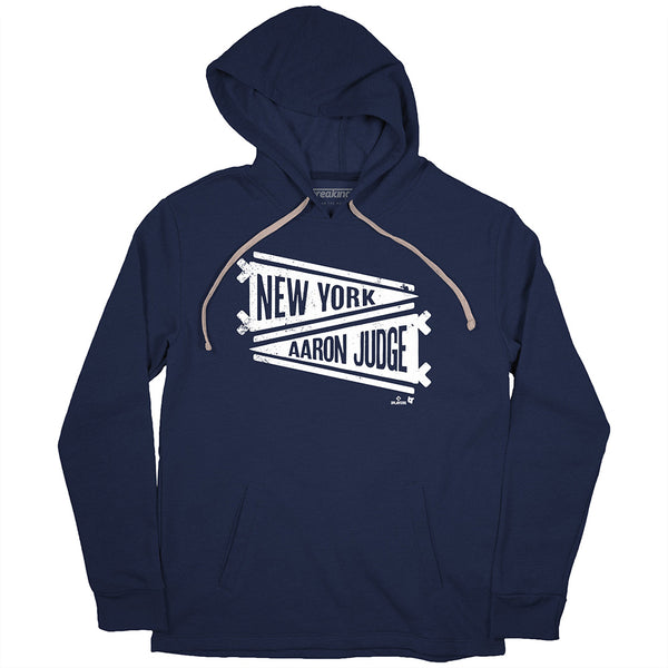 Aaron Judge Name Pennant Shirt, New York - MLBPA Licensed -BreakingT