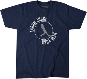 Aaron Judge Swing Circle Shirt, New York - MLBPA Licensed - BreakingT