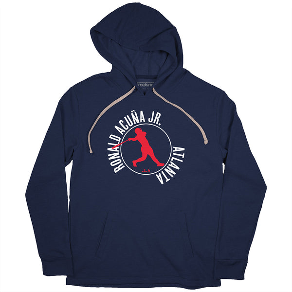 Ronald Acuña Jr.: Swing Circle Shirt - Atlanta-MLBPA Licensed-BreakingT