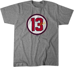 Ronald Acuña Jr.: Number Circle Shirt- Atlanta-MLBPA Licensed-BreakingT