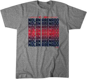 Nolan Arenado: Name Fade Shirt - MLBPA Licensed - BreakingT