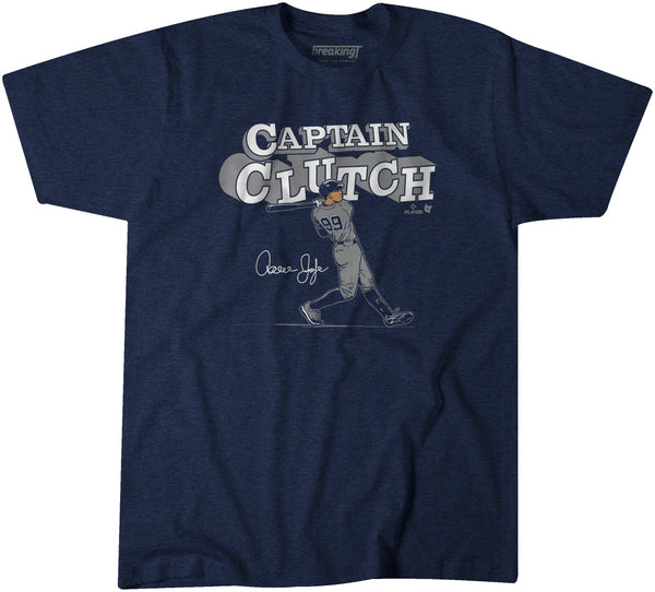 Aaron Judge Captain Clutch Shirt, New York - MLBPA Licensed -BreakingT