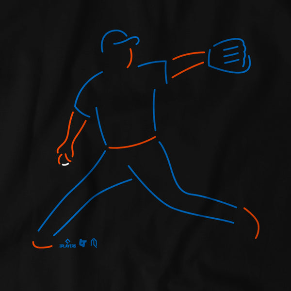 Neon Kodai Senga Shirt, New York - MLBPA - Athlete Logos + BreakingT