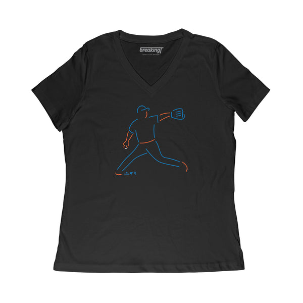 Neon Kodai Senga Shirt, New York - MLBPA - Athlete Logos + BreakingT