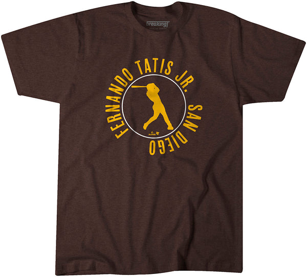 Fernando Tatís Jr: Swing Circle Shirt, SD - MLBPA Licensed - BreakingT