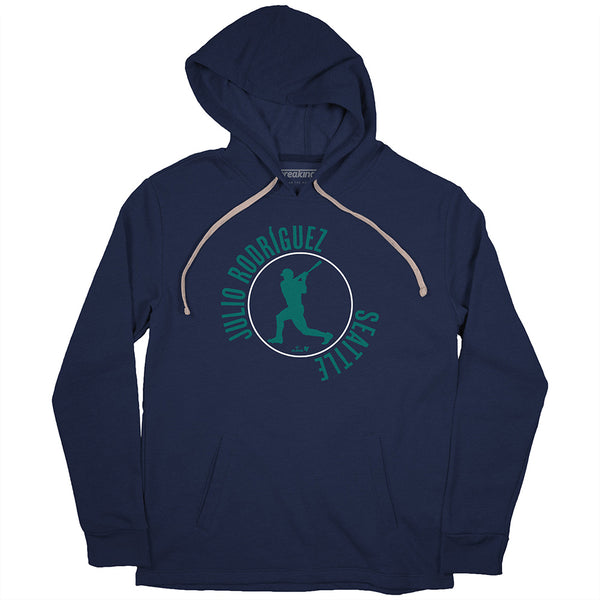 Julio Rodríguez: Swing Circle Shirt - MLBPA Licensed - BreakingT