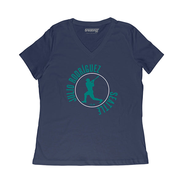 Julio Rodríguez: Swing Circle Shirt - MLBPA Licensed - BreakingT