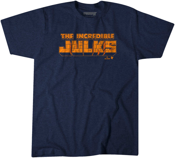 Corey Julks: The Incredible Julks Shirt, Houston - MLBPA - BreakingT