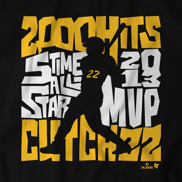 Andrew McCutchen: Pittsburgh Icon Shirt - MLBPA Licensed - BreakingT