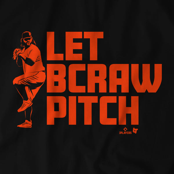 Brandon Crawford Let BCraw Pitch Shirt, SF - MLBPA Licensed -BreakingT