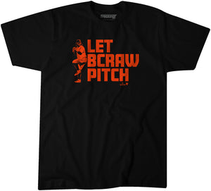 Brandon Crawford Let BCraw Pitch Shirt, SF - MLBPA Licensed -BreakingT